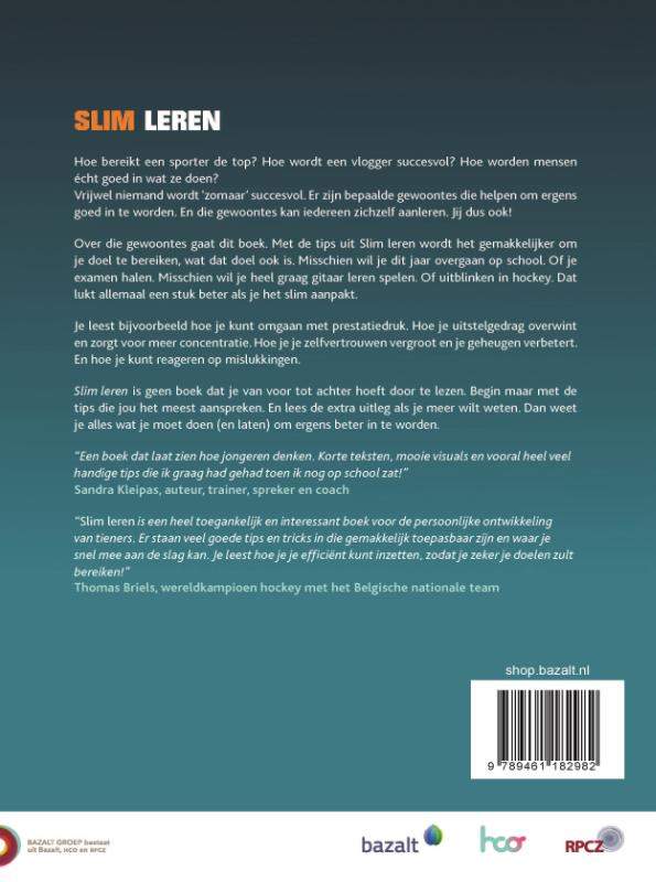 Achterkant van Slim Leren