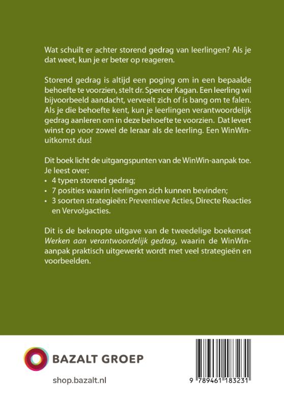 Achterkant van Werken aan verantwoordelijk gedrag