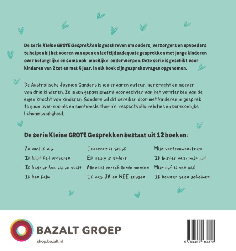 Achterkant van Ik begrijp hoe jij je voelt