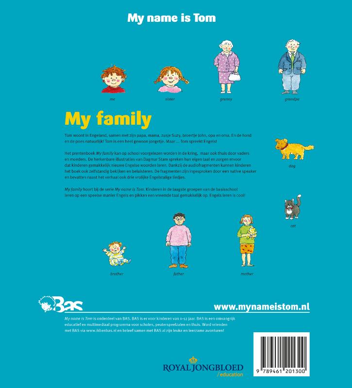 Achterkant van My family