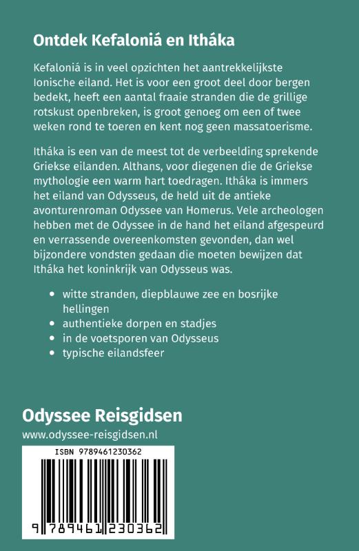 Achterkant van Kefaloniá en Itháka