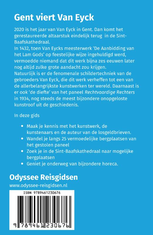 Achterkant van Op zoek naar de Rechtvaardige Rechters