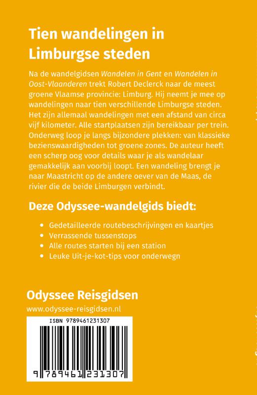 Achterkant van Wandelen in Limburg (B)