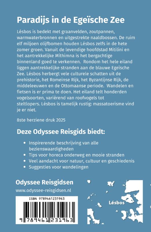 Achterkant van Lésbos