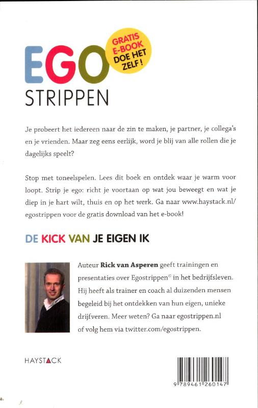 Achterkant van Egostrippen