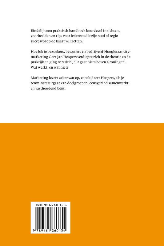 Achterkant van Er gaat niets boven citymarketing