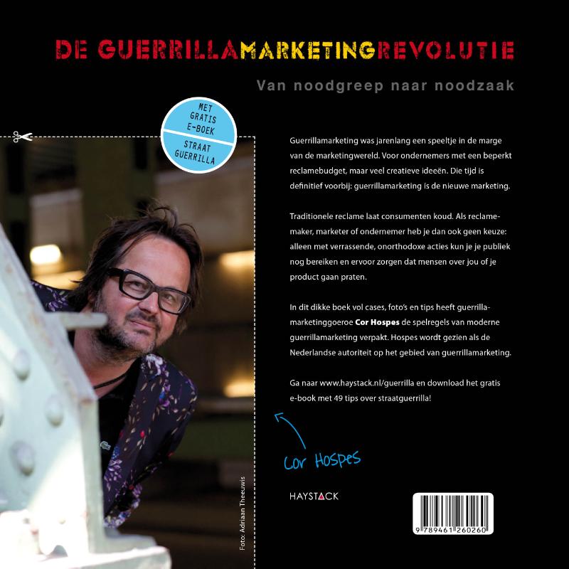 Achterkant van De guerrillamarketingrevolutie
