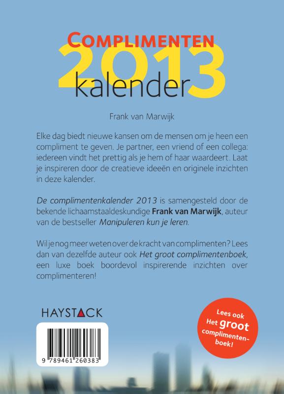 Achterkant van 2013
