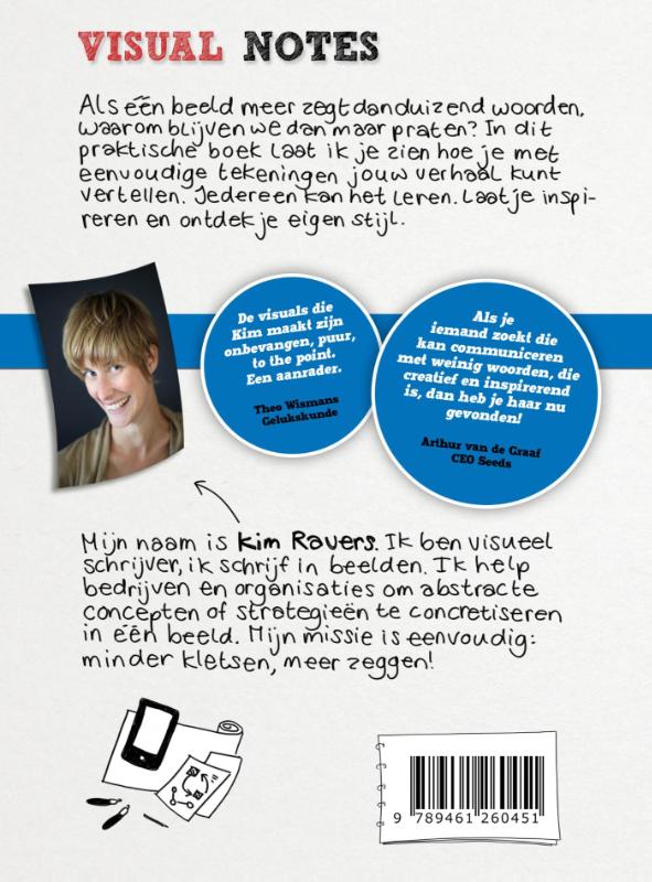 Achterkant van Visual notes