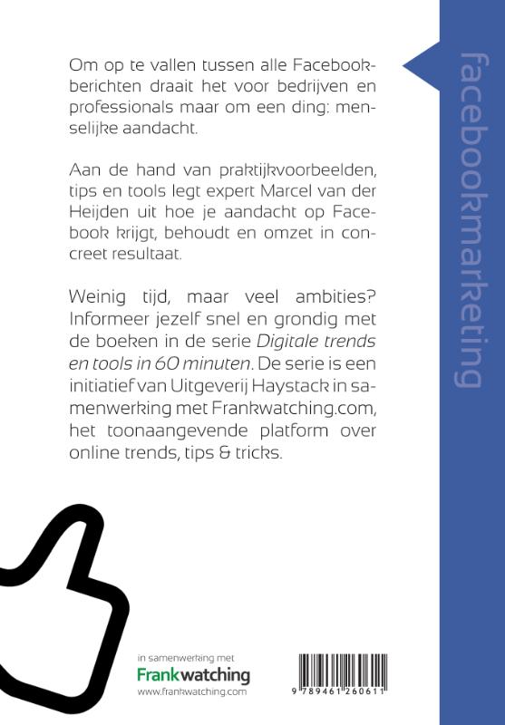 Achterkant van Facebookmarketing in 60 minuten