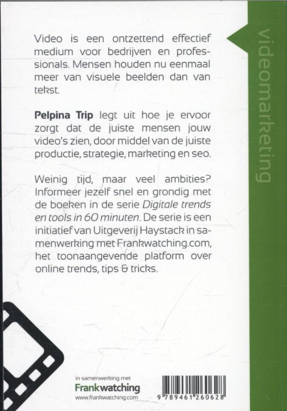 Achterkant van Videomarketing in 60 minuten