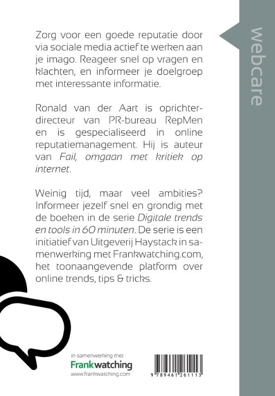 Achterkant van Webcare in 60 minuten