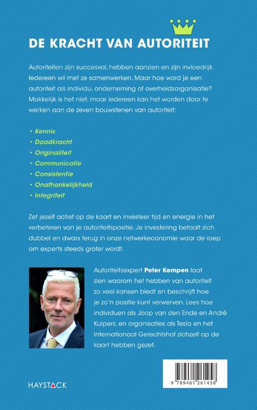 Achterkant van De kracht van autoriteit
