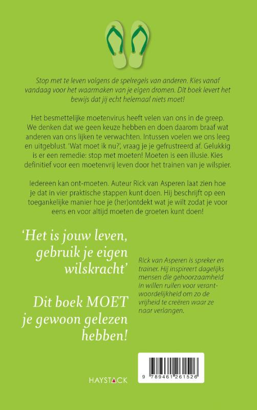Achterkant van De groeten met moeten