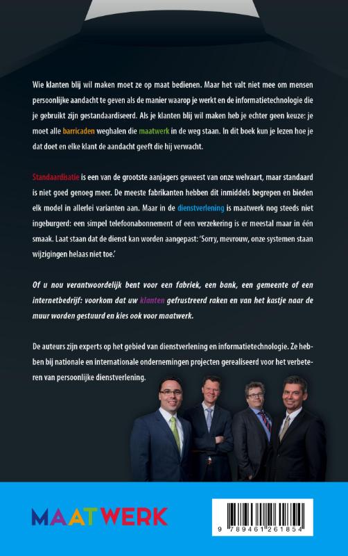 Achterkant van Maatwerk