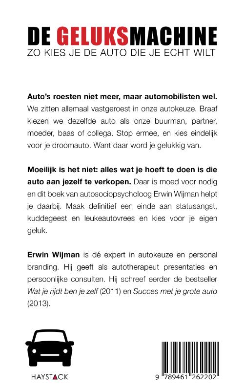 Achterkant van De geluksmachine