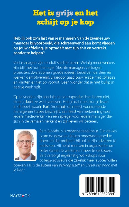 Achterkant van Het is grijs en het schijt op je kop