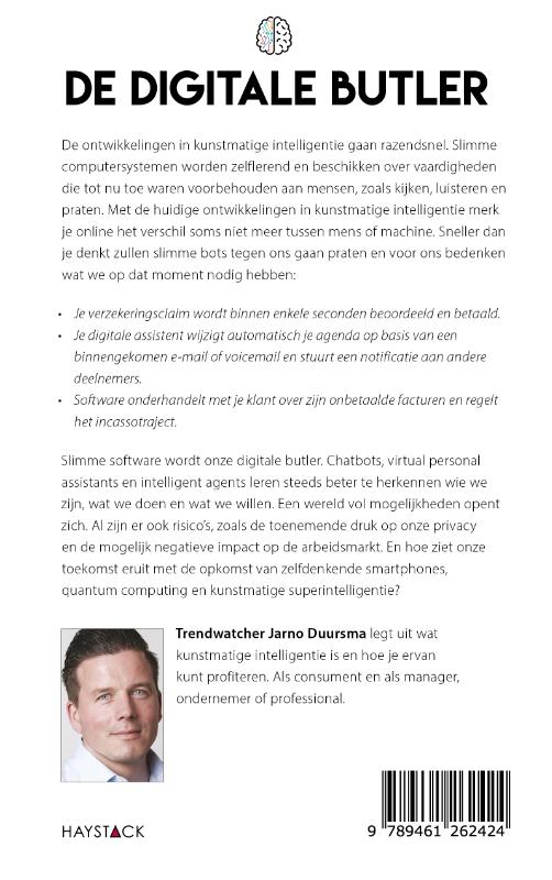 Achterkant van De digitale butler
