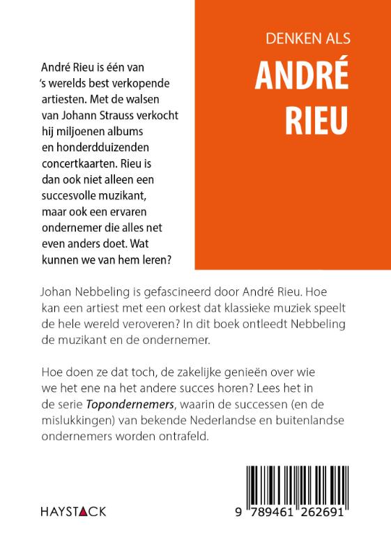Achterkant van Denken als André Rieu