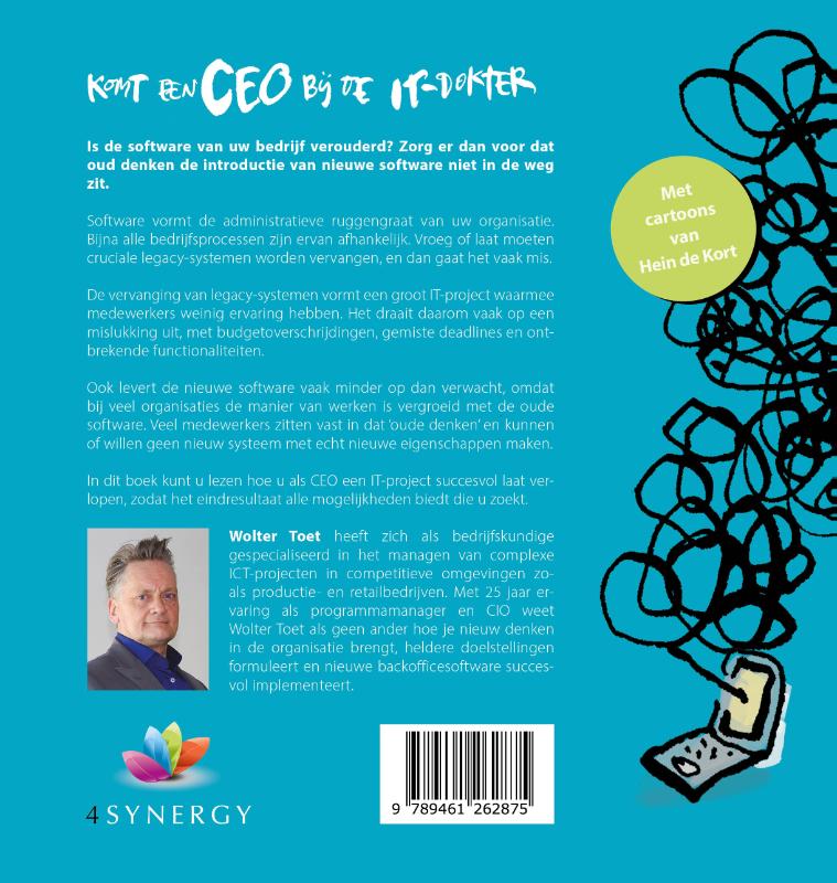 Achterkant van Komt een CEO bij de IT-dokter