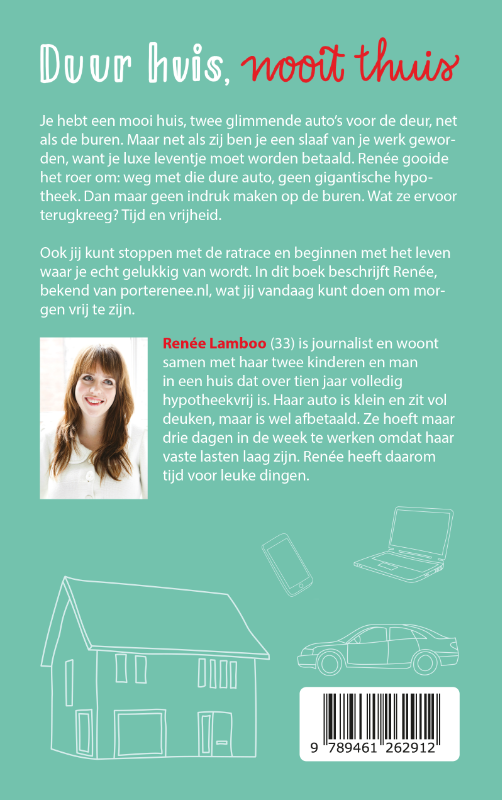 Achterkant van Duur huis, nooit thuis
