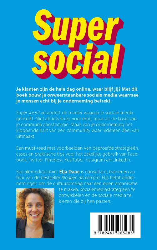 Achterkant van Super social