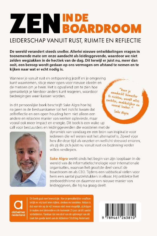 Achterkant van Zen in de boardroom
