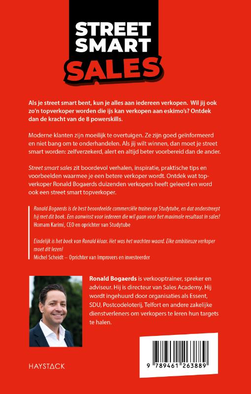 Achterkant van Street smart sales