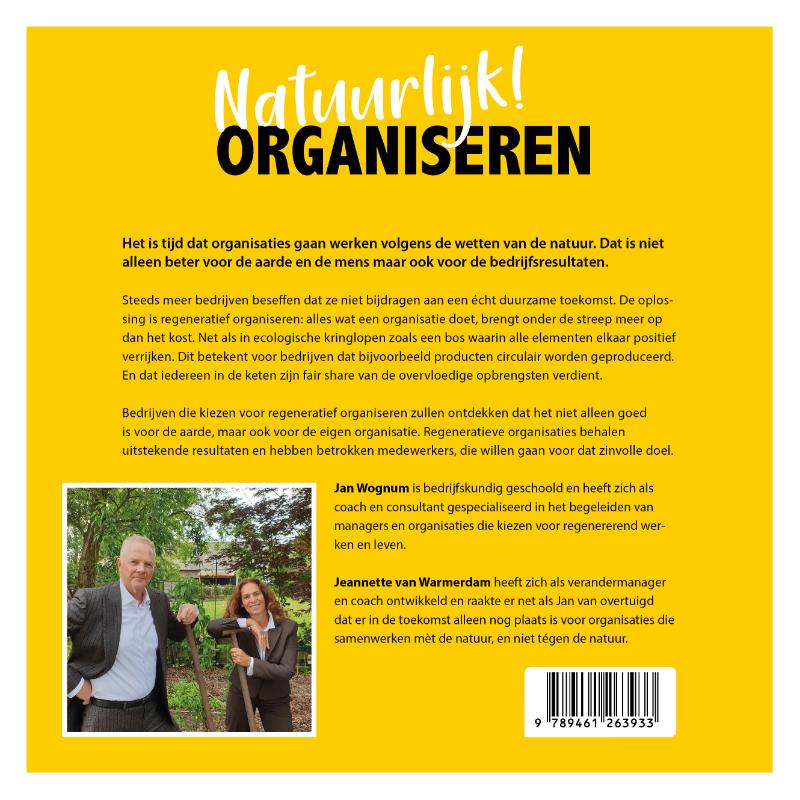 Achterkant van Natuurlijk! Organiseren