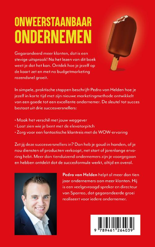 Achterkant van Onweerstaanbaar ondernemen