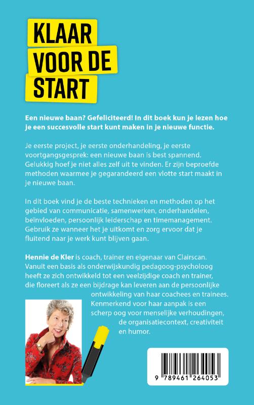 Achterkant van Klaar voor de start