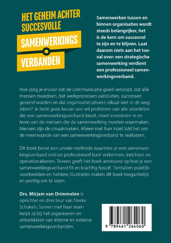 Achterkant van Het geheim achter succesvolle samenwerkingsverbanden
