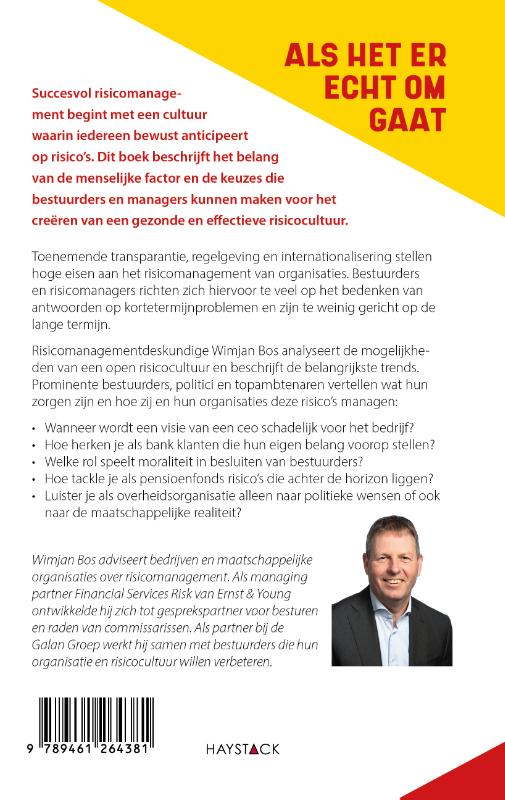 Achterkant van Als het er echt om gaat