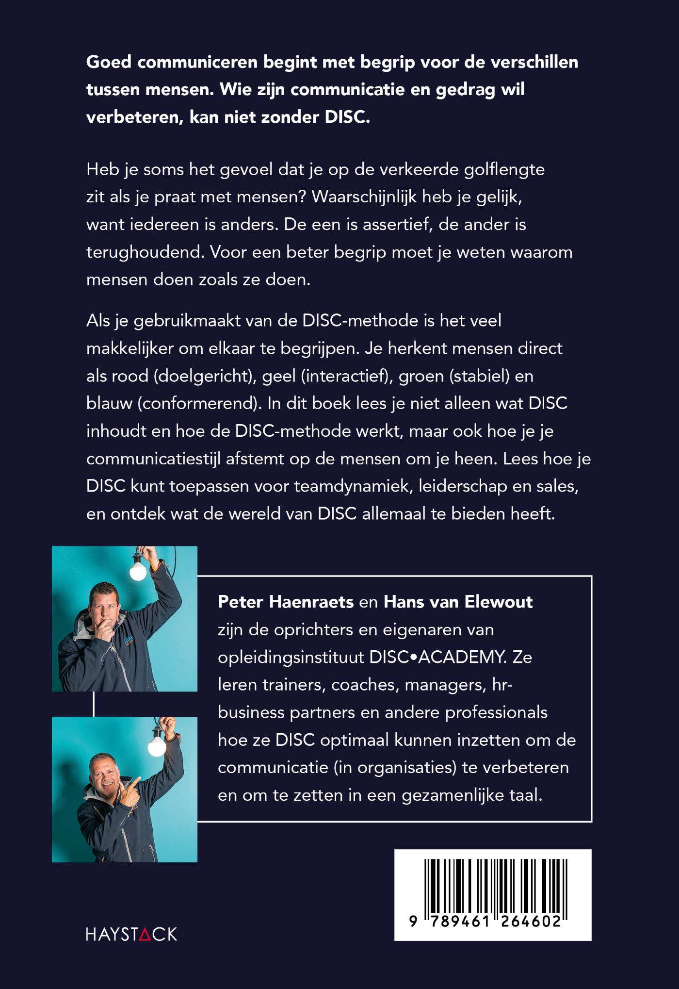 Achterkant van DISC van A tot Z