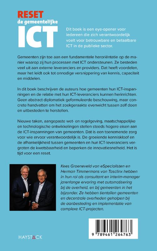 Achterkant van Reset de gemeentelijke ICT