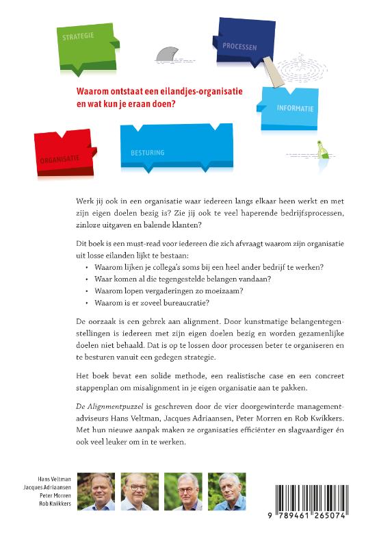 Achterkant van De alignmentpuzzel