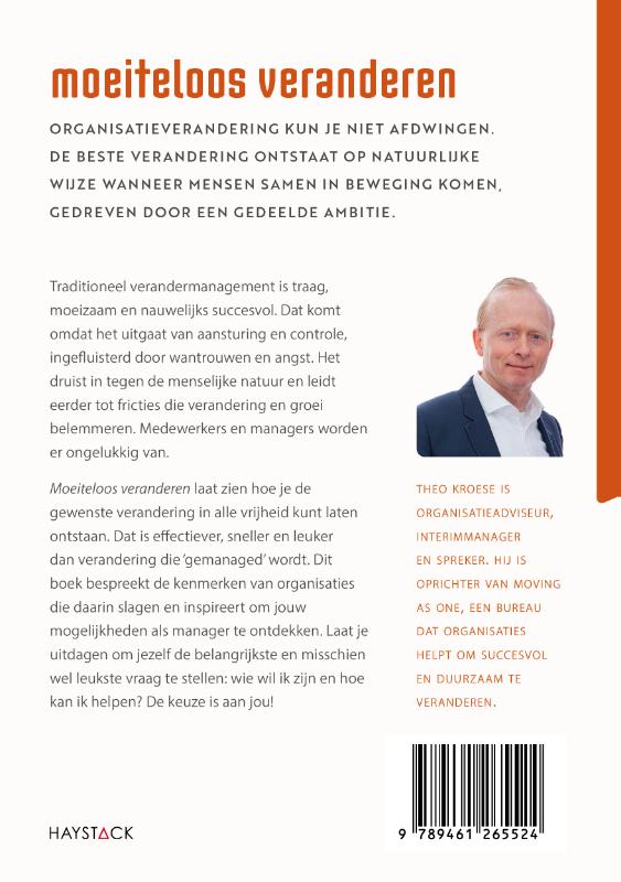 Achterkant van Moeiteloos veranderen