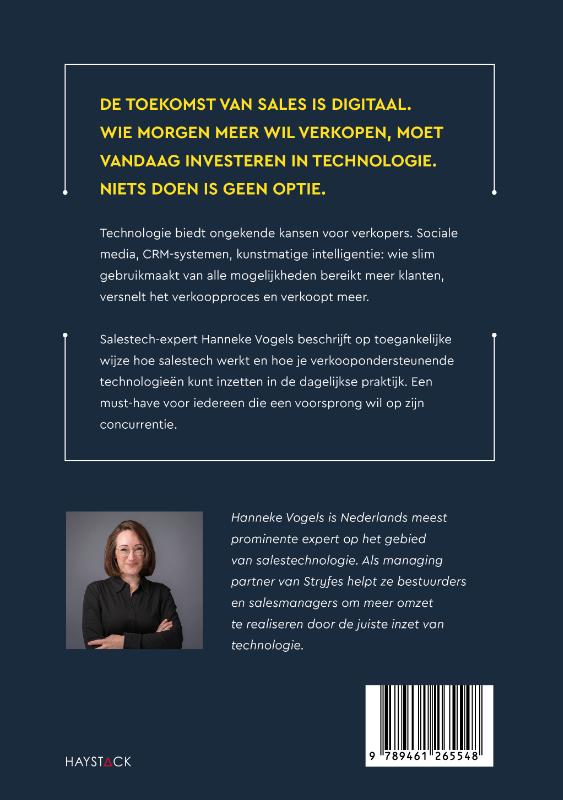 Achterkant van Salestech