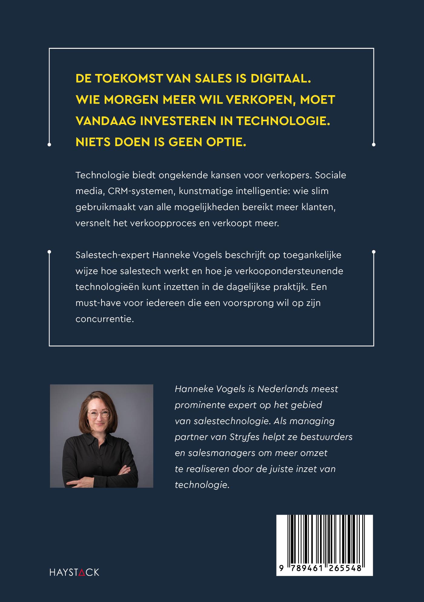 Achterkant van Salestech
