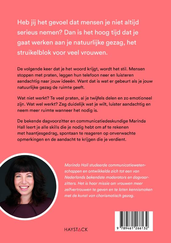Achterkant van Stil, ze gaat wat zeggen