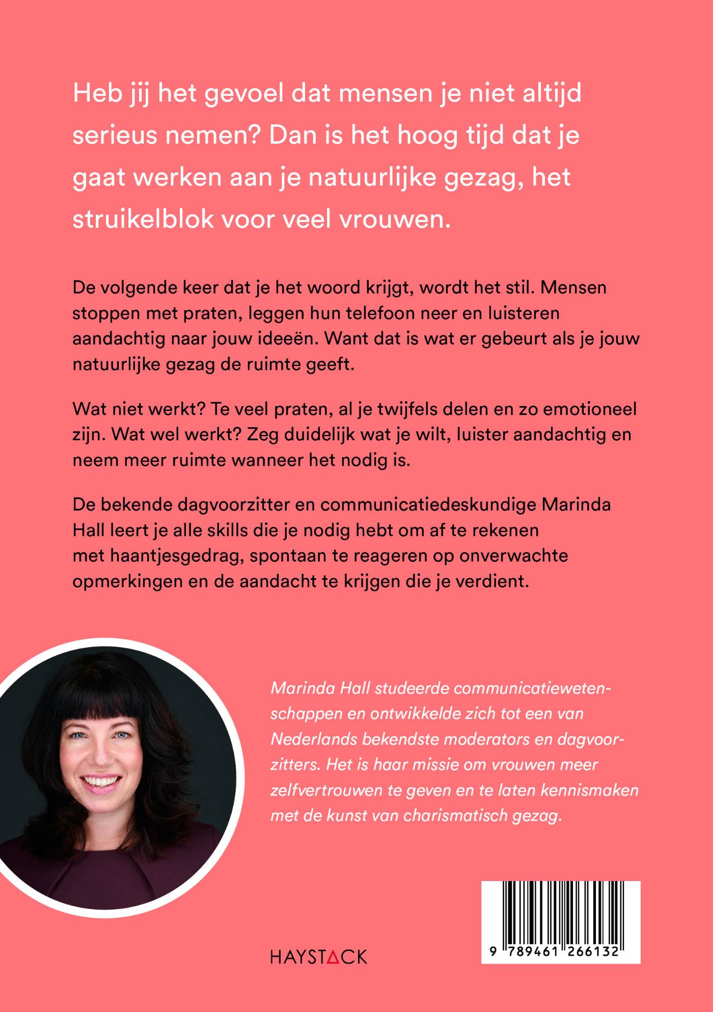 Achterkant van Stil, ze gaat wat zeggen