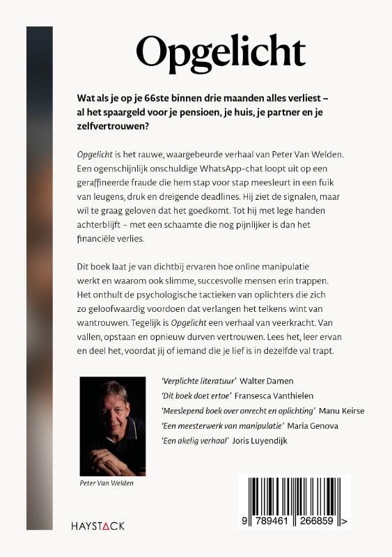 Achterkant van Opgelicht