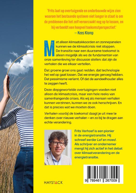 Achterkant van Verhalen voorbij de toekomst