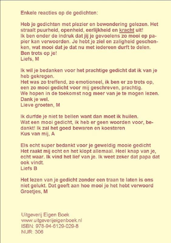 Achterkant van Speciaal voor jou