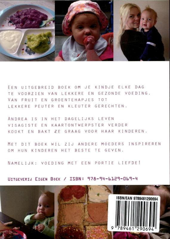 Achterkant van Mama's kookboek