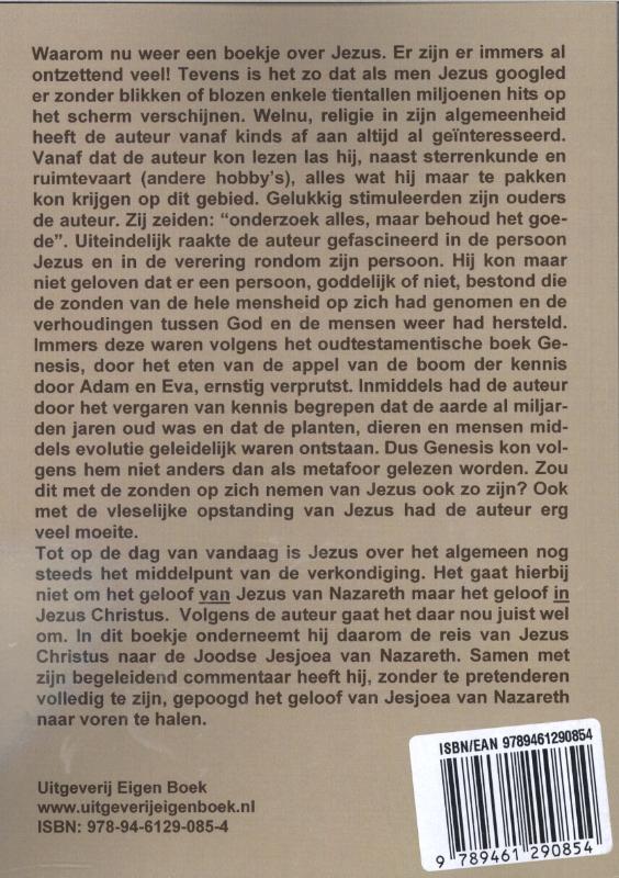 Achterkant van Jesjoea van Nazareth
