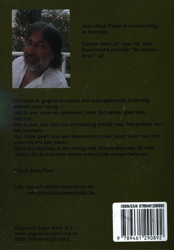 Achterkant van De boomenergie als mijn vriend