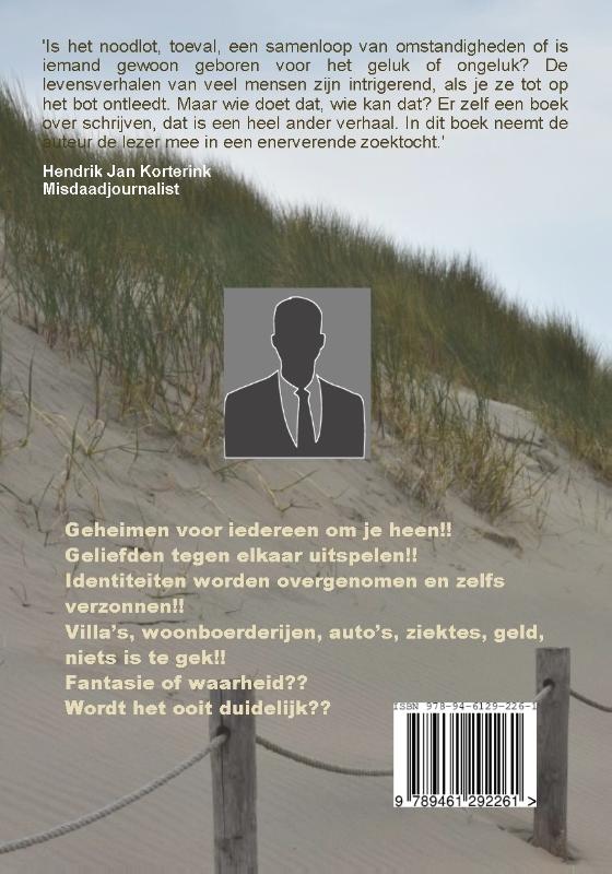Achterkant van Veel beloven, weinig geven, doet de gek, in vreugde leven