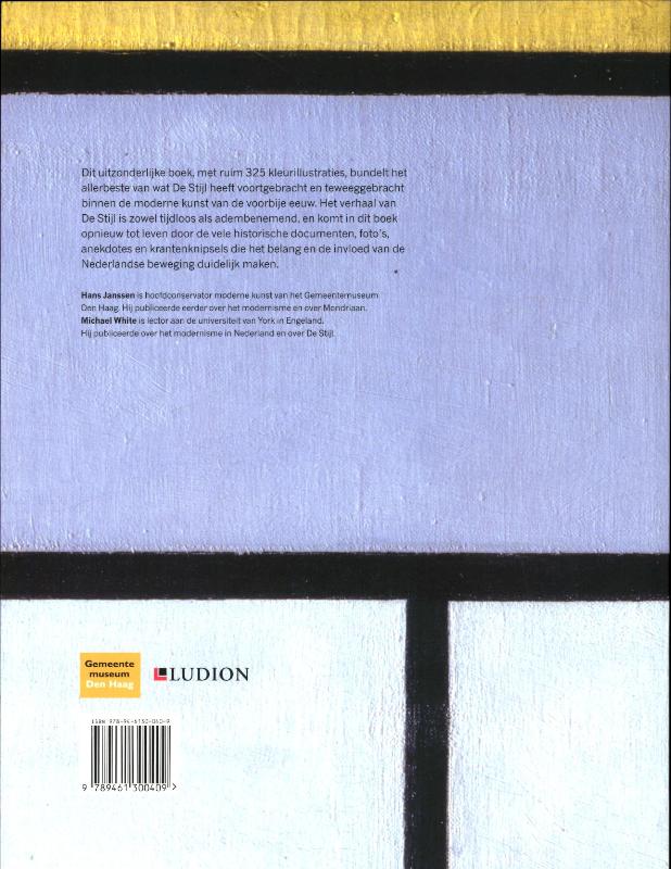 Achterkant van Het verhaal van De Stijl