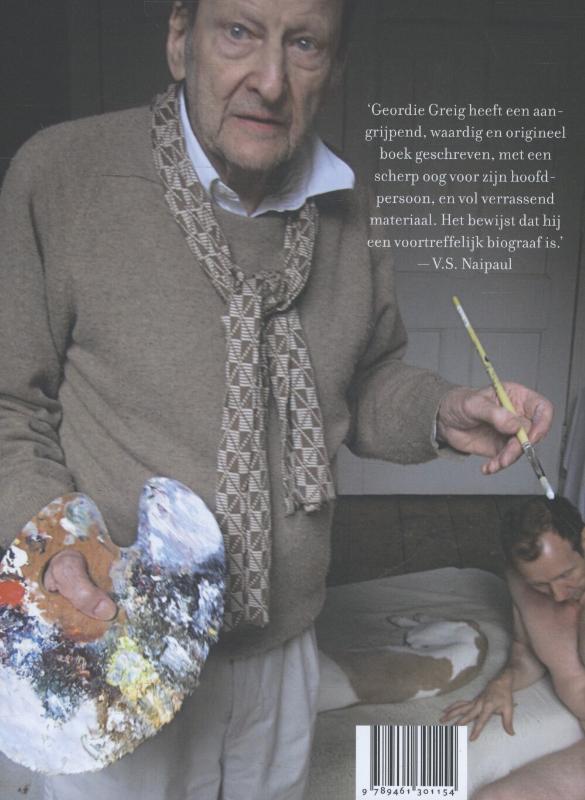 Achterkant van Ontbijten met Lucian